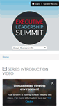 Mobile Screenshot of executive-leadership-summit.com